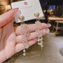 Cercei pentru dama moderni EARR19BB Aurii Set de 1 pereche cu cristale